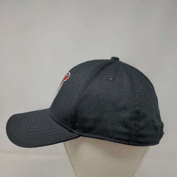 NHL New Jersey Devils Men's Slideback Hat Black Embroidered Logo BMW - Picture 3 of 6